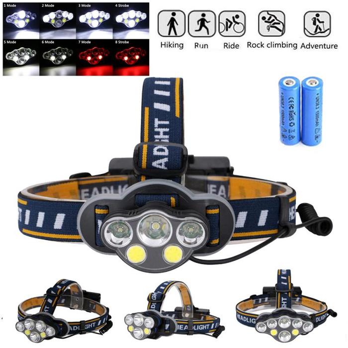 5/6/7/8 LED Led Headlamp Headlight Headlamp T6 XPE COB LED Head Lamp