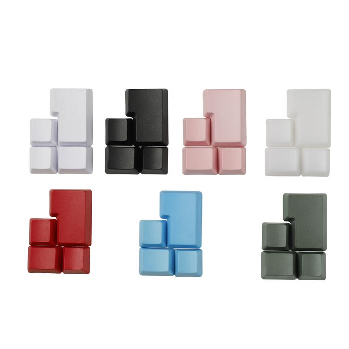 OEM Profile White Black Blue Pink ISO Keys Thick PBT Blank Keycaps