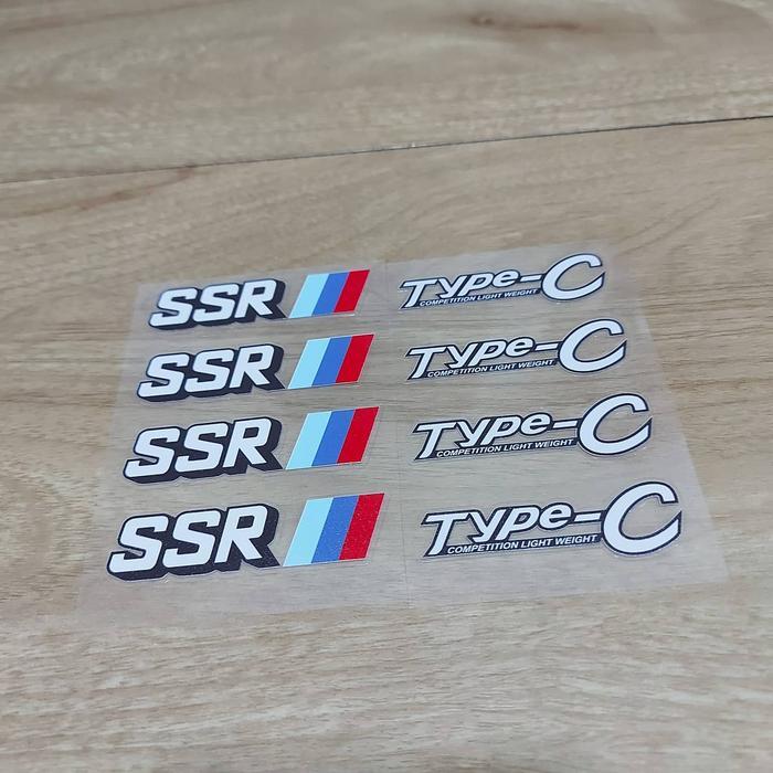 STIKER UNTUK VELG MOBIL SSR TYPE C