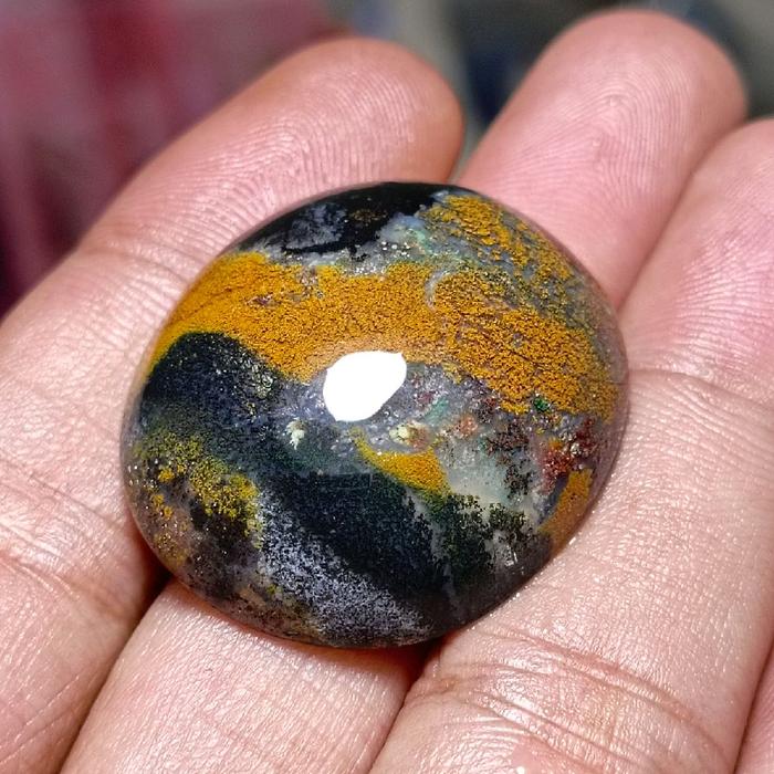 BATU AKIK GARUT PANCAWARNA KRISTAL MATERIAL DARSON LAWAS JUMBO