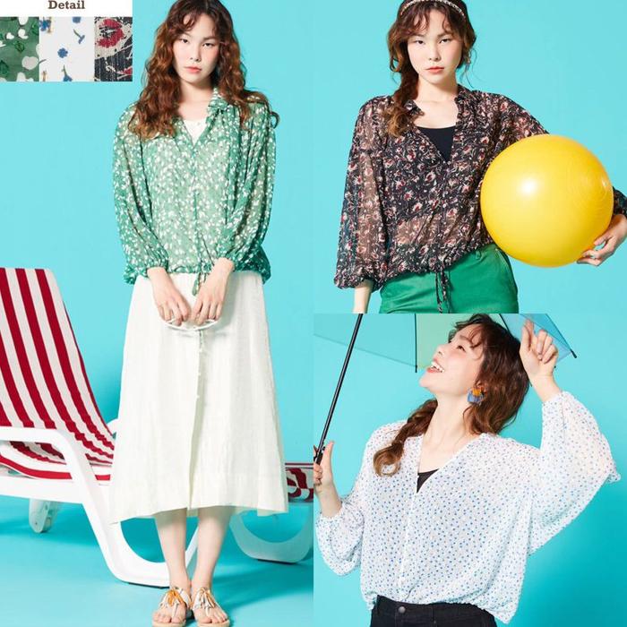 READY STOCK LAPIAF KOREA BLOUSE BUNGA