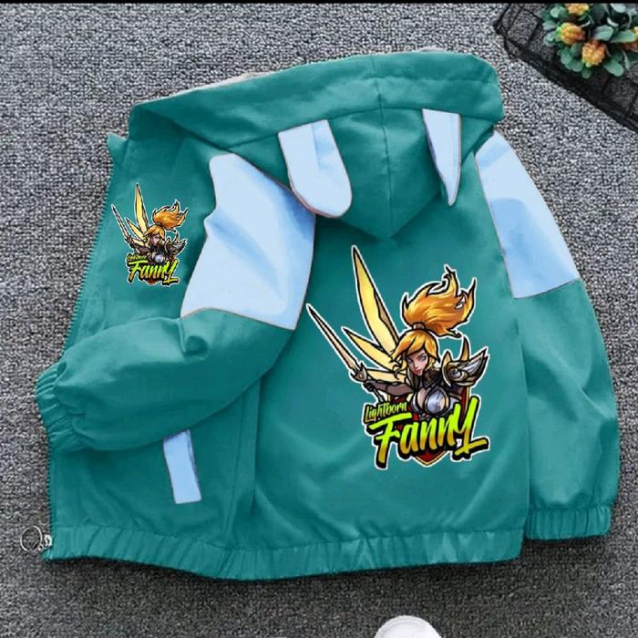 Jaket anak terbaru kombinasi waterproof premium bergambar mobil legend panyy