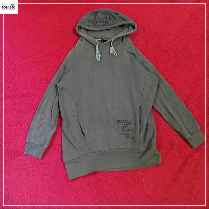 Hoodie Pr3l0v3d Buckaroo Jeans Warna Coklat Size XL
