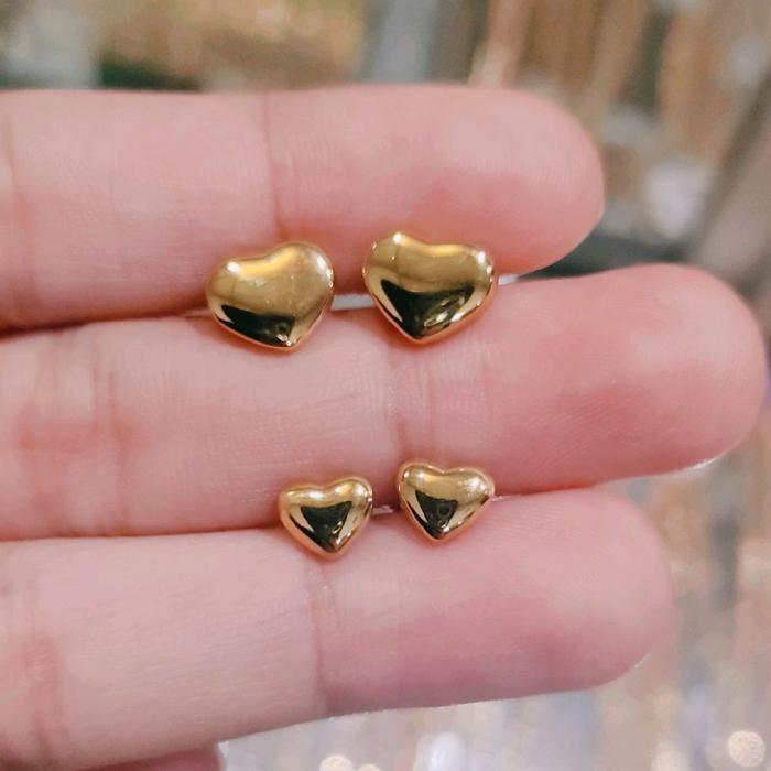 Anting Titanium Bentuk Hati