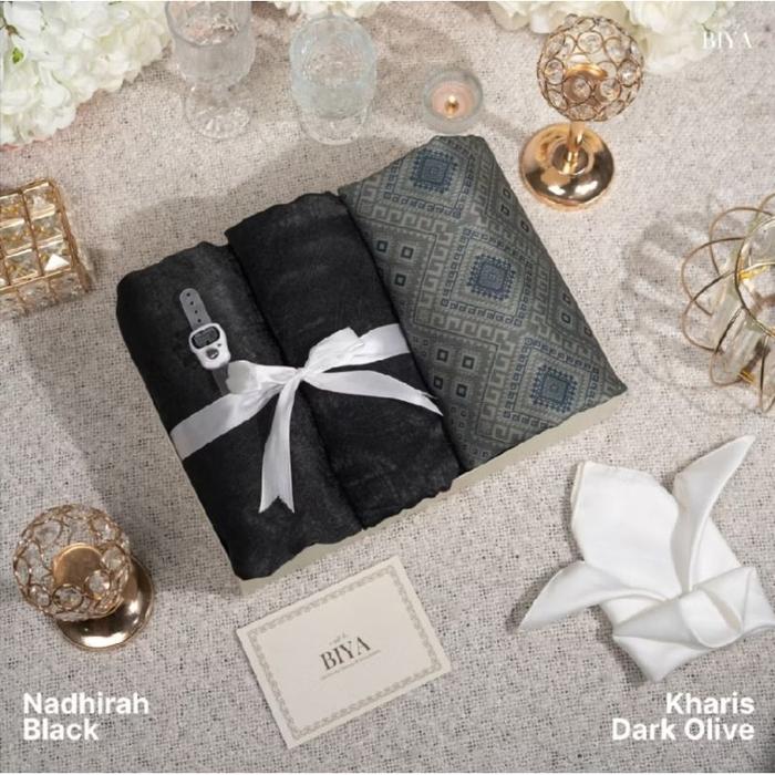 Terbaru 100% ORIGINAL GIFT COUPLE SET TAZBIYA MUKENA DAN SARUNG DEWASA I Hadiah Pernikahan I Paket S