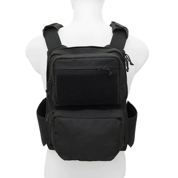 Patas - Body Vest Fox Two Plate Carrier Gen 2 Black Tactical Promo