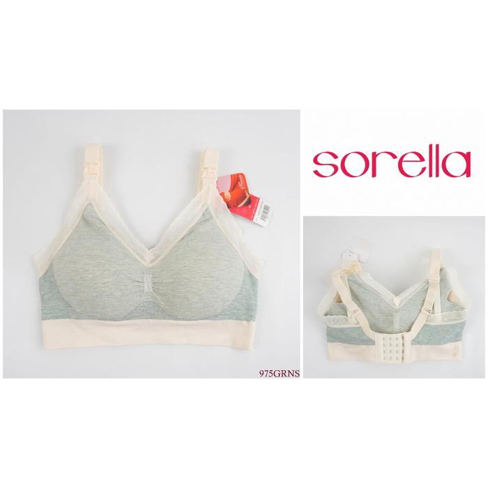 NEW BRA WANITA MENYUSUI SORELLA TANPA KAWAT FULL CUP  PAKAIAN DALAM 975S ORI