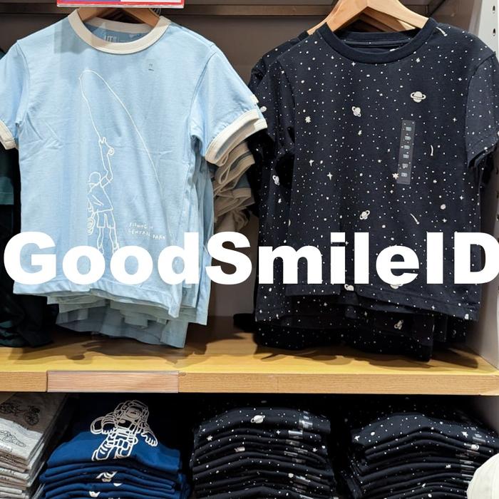 SALE!! KIDS UT x Jason Polan Lengan Pendek T-Shirt Kaos Anak Mickey JASTIP UNIQLO