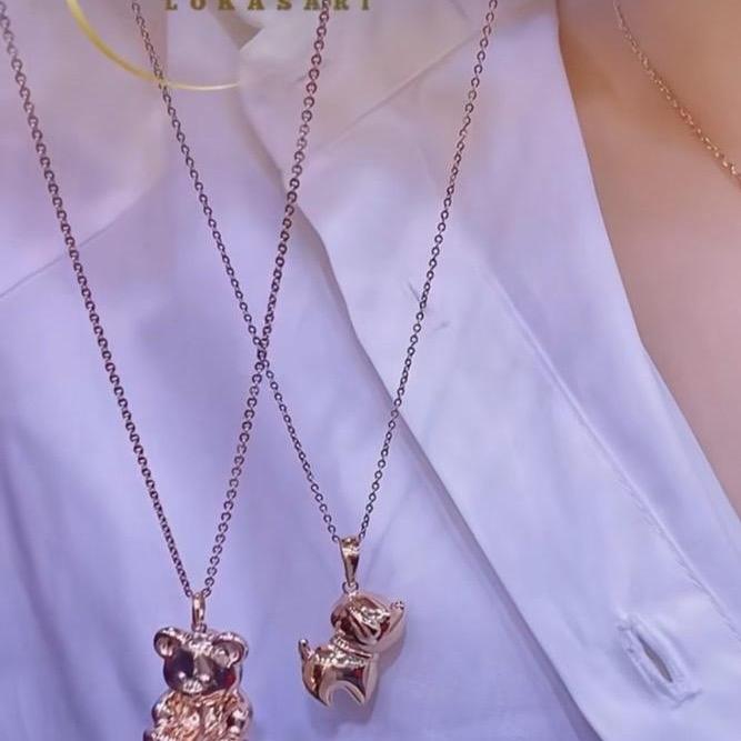 Kalung wanita titanium boneka