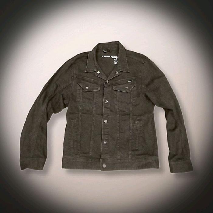 Jaket jeans truckers volcom weaver denim jacket original