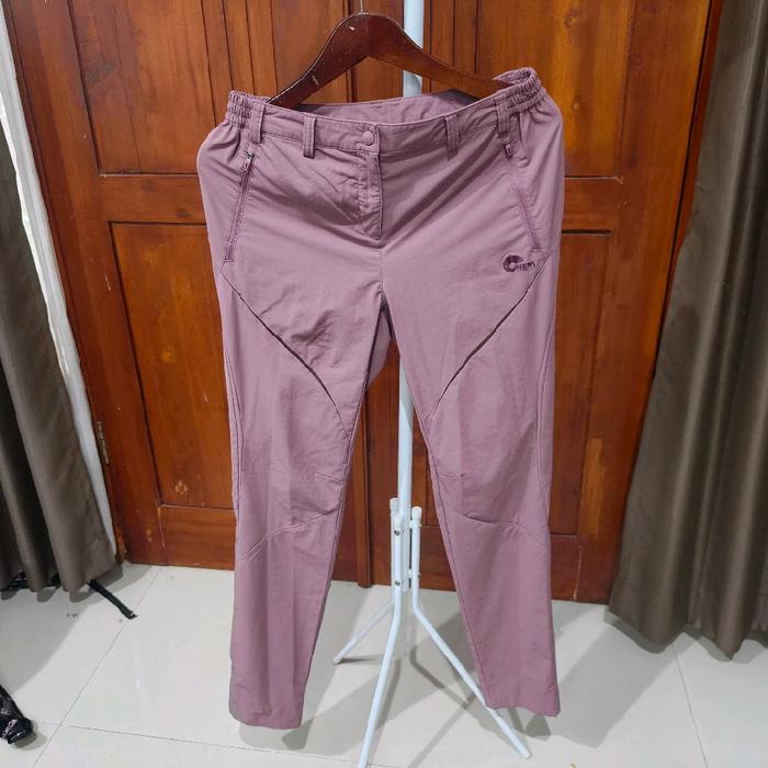 celana outdoor wanita anti air nepa warna pink dusti
