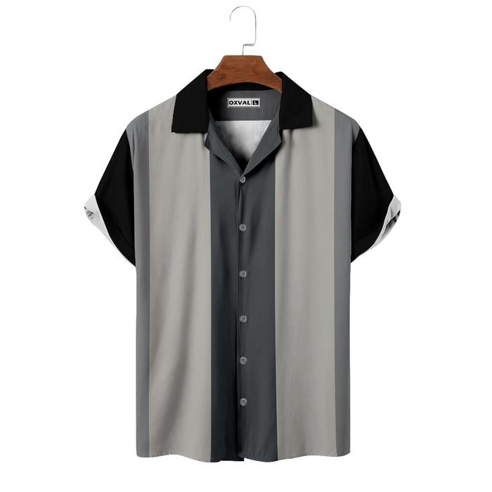 Kemeja Pria Lengan Pendek Motif - ISOLATE