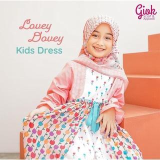 Lovey Dovey Kids Dress By Giok Kids - Dress Kids Baju Muslim