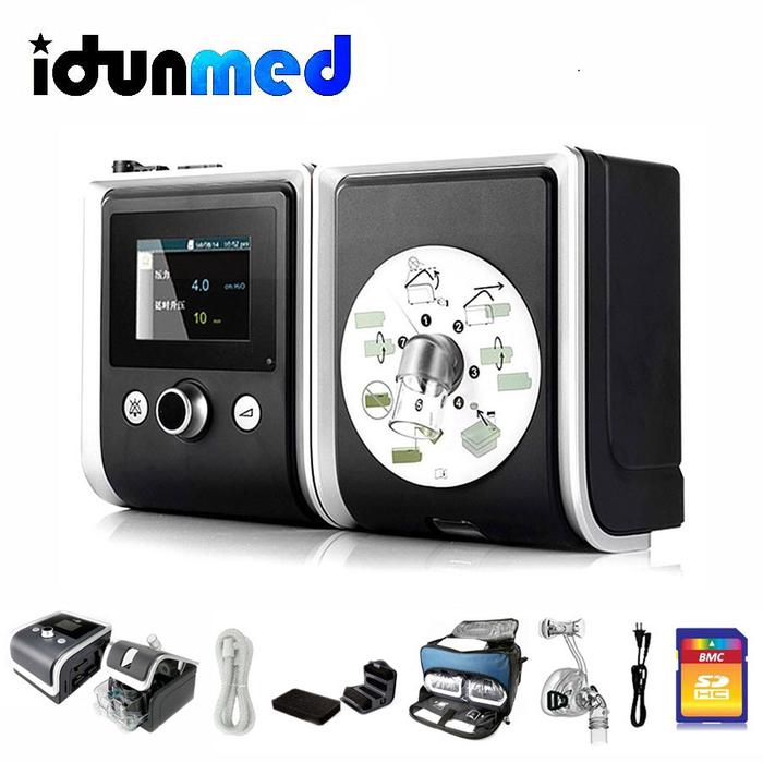 BMC CPAP Machine Full Face Mask Heated Humidifier Pipe Bag Breathing