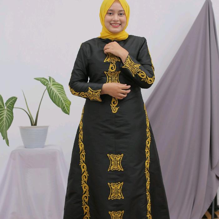 gamis bordir pintu aceh muslim