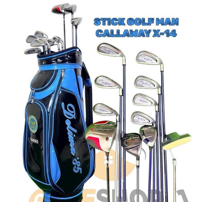 PREMIUM Stick Golf Man Callaway Steelhead X-14 Fullset Bag Golf Original - Set Stick Golf Original