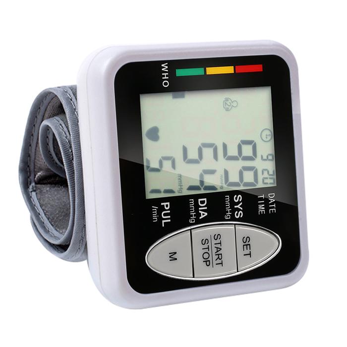 Blood Pressure Monitor Cuff Wrist Electronic Sphygmomanometer Blood
