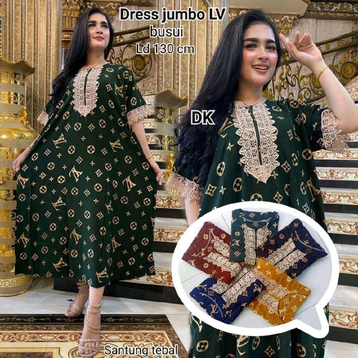 Dress Jumbo LV Busui Ld 130 cm DK Sanitung Tebal
