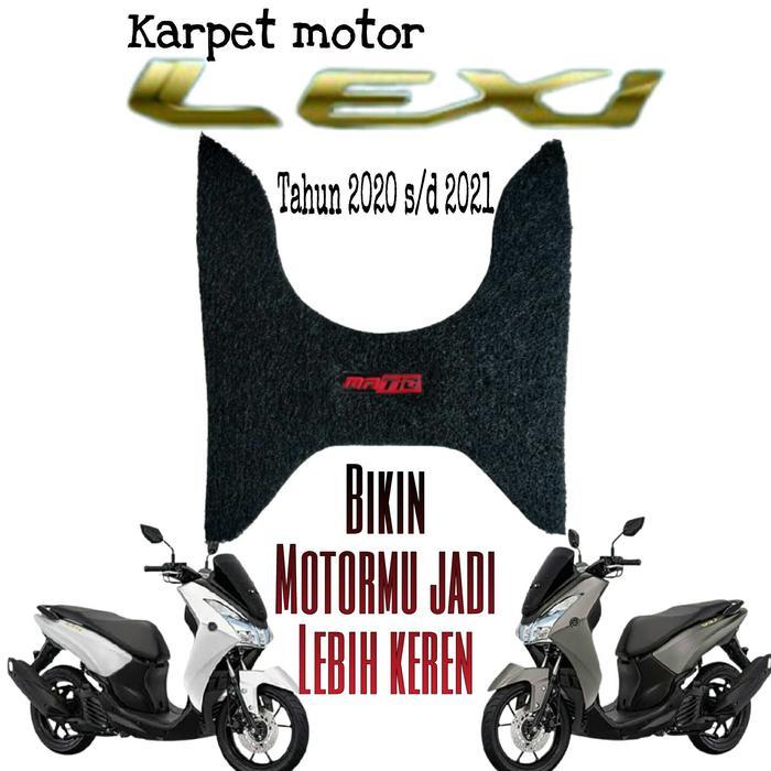 KARPET MOTOR YAMAHA LEXI 125cc 2018-2021 BAHAN NOMADE KARPET MIE BIHUN