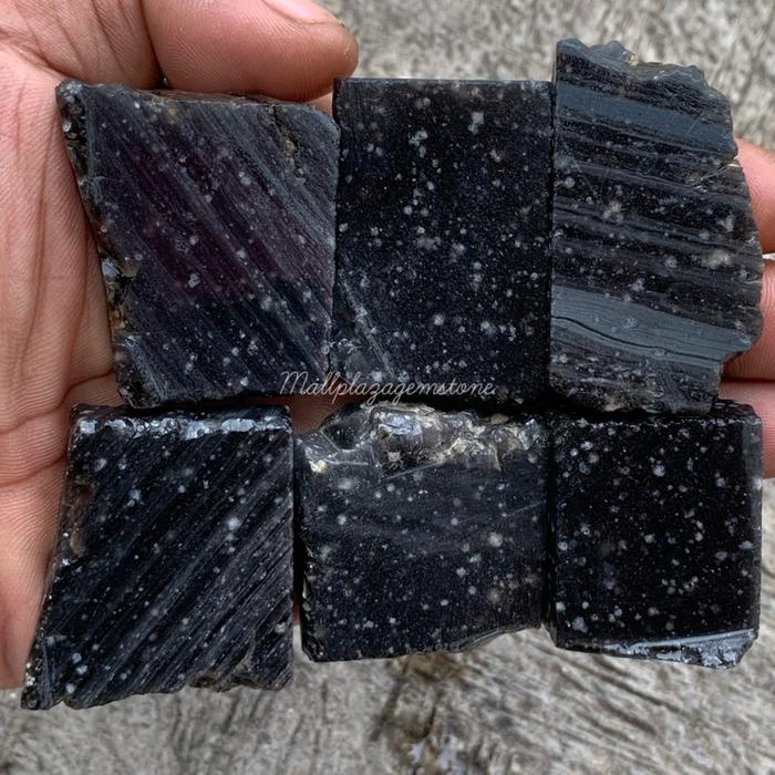batu kristal snowflacke langka asli natural / bahan batu kristal snowflake / bongkahan batu kristal