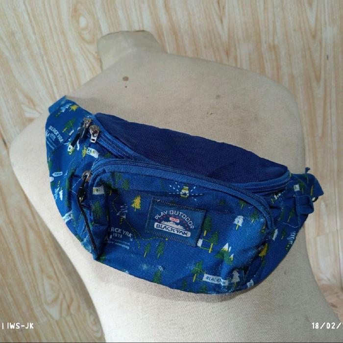 tas waistbag Blackyak waist bag good asli