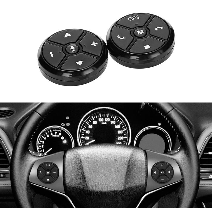 Kemudi Mobil Universal Remote Controller 10 Kunci Nirkabel Musik DVD