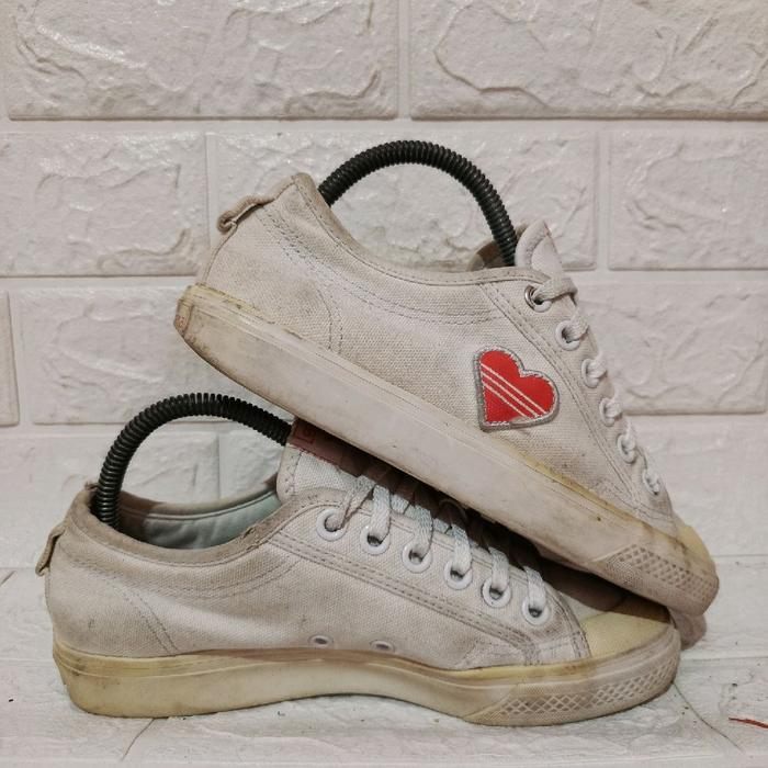Sepatu Sneakers ∆d!d∆$ Nizza Trefoil Valentine Day White size - 38