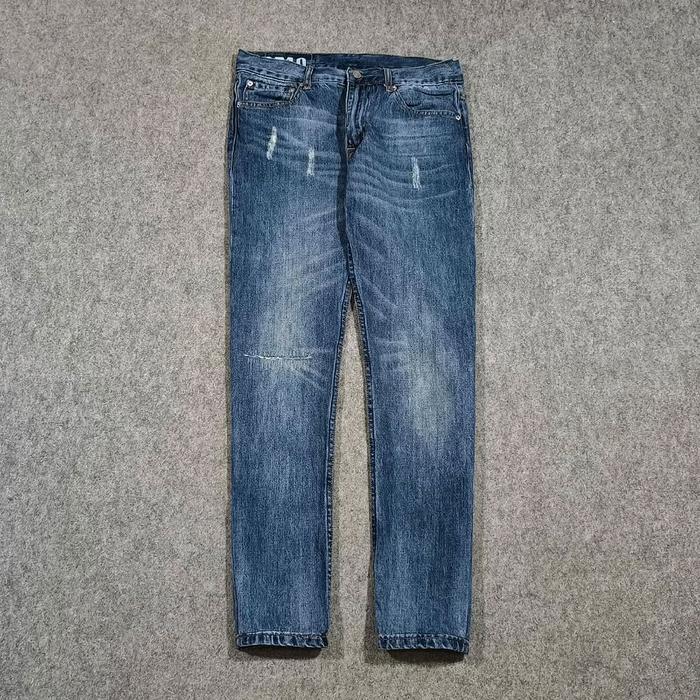 celana ripped jeans panjang pria VISVIM size 29 second slim fit