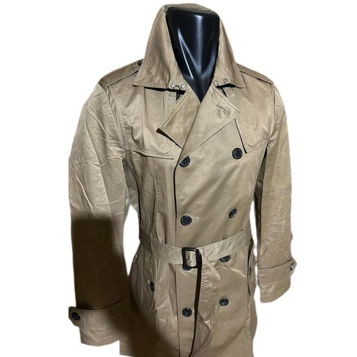 Perry Ellis Trench Coat for Men - Jaket Mantel Pendek Pria Cowok