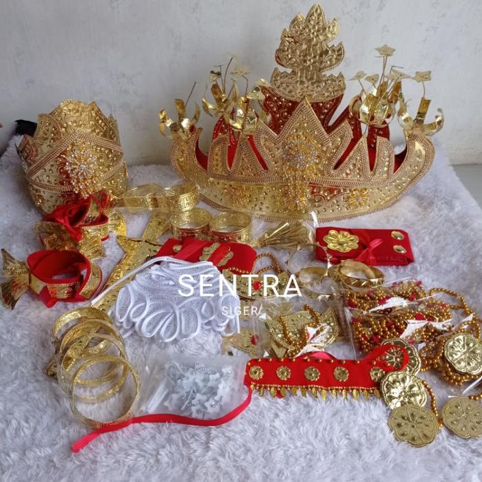 Set Pengantin Siger Lampung Bulan Sabit + Accessories Lengkap || Aksesoris Lampung