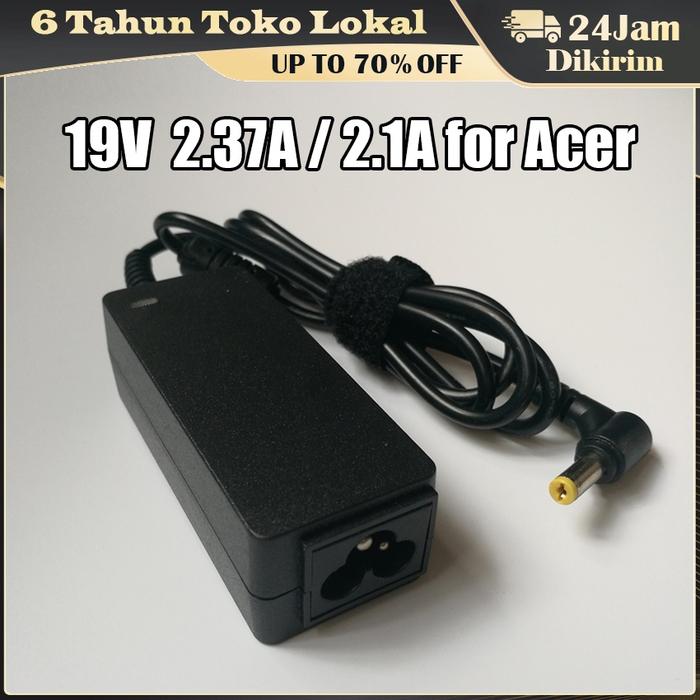 2.1A / 2.37A Adaptor Charger Laptop Acer 19V
