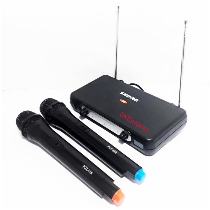 Mic wireless karaoke PGX-68N microphone tanpa kabel