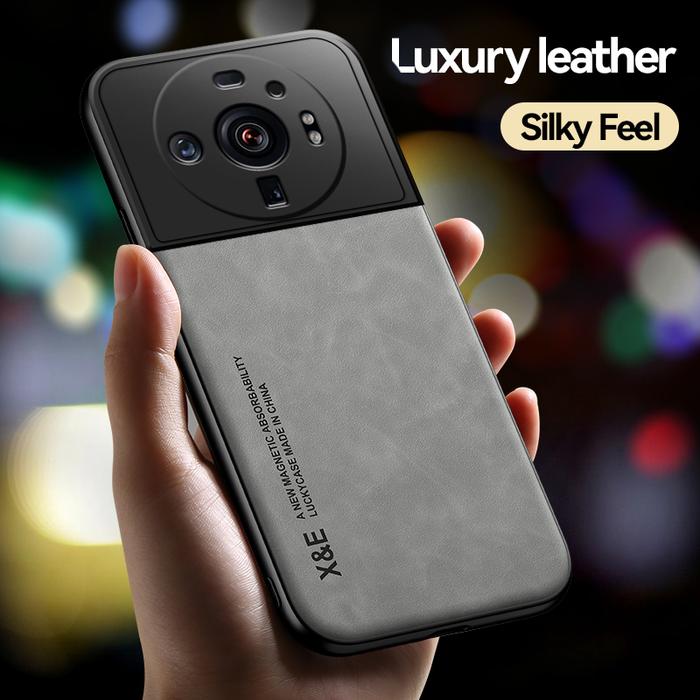Ultra Thin Magnetic Silky Leather Case For Xiaomi 12s Ultra