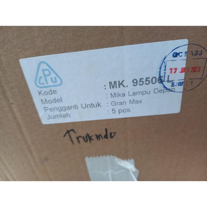 Ready Stok Mika Headlamp Lampu Depan Head Lamp Grand Max Gran Grandmax Mini Bus Pick Up Rh/Lh *Len95
