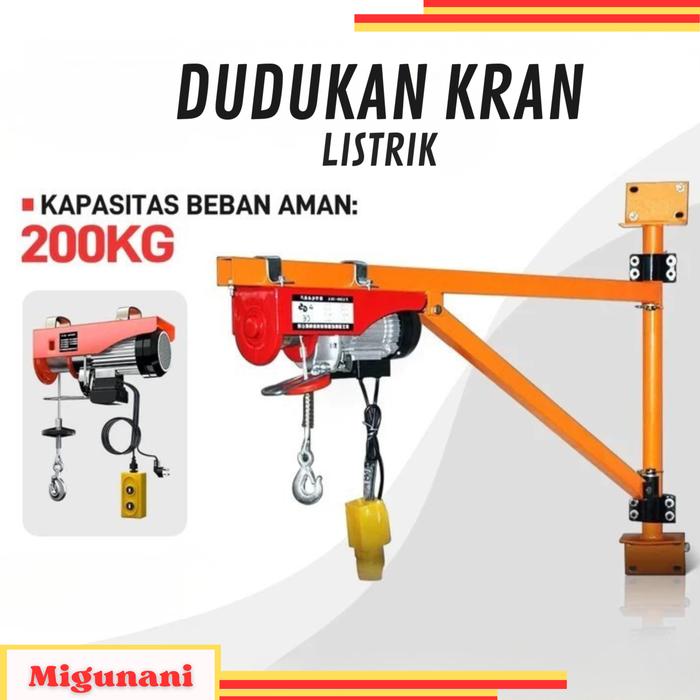 Braket Dinding Alat Angkat Universal Kecil Pipa Baja Tebal Tahan Beban 200KG Penggunaan Dalam & Luar