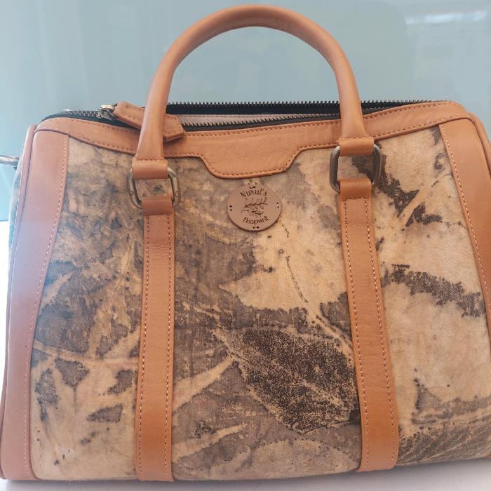 Nuruls Ecoprint Tas Kanvas Ecoprint