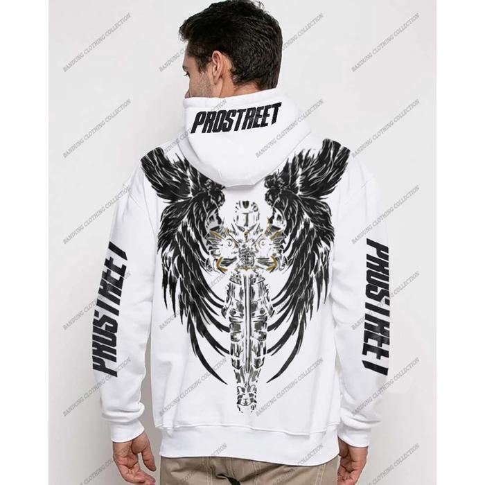 PROSTREET IAN PUTIH HOODIE SUNMORI MOTOR PRIA WANITA DEWASA TERBARU 2023