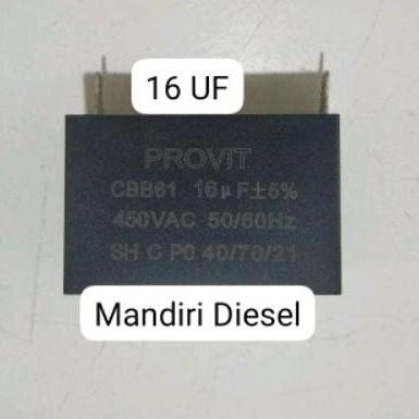 Capacitor / kapasitor 16UF untuk mesin genset