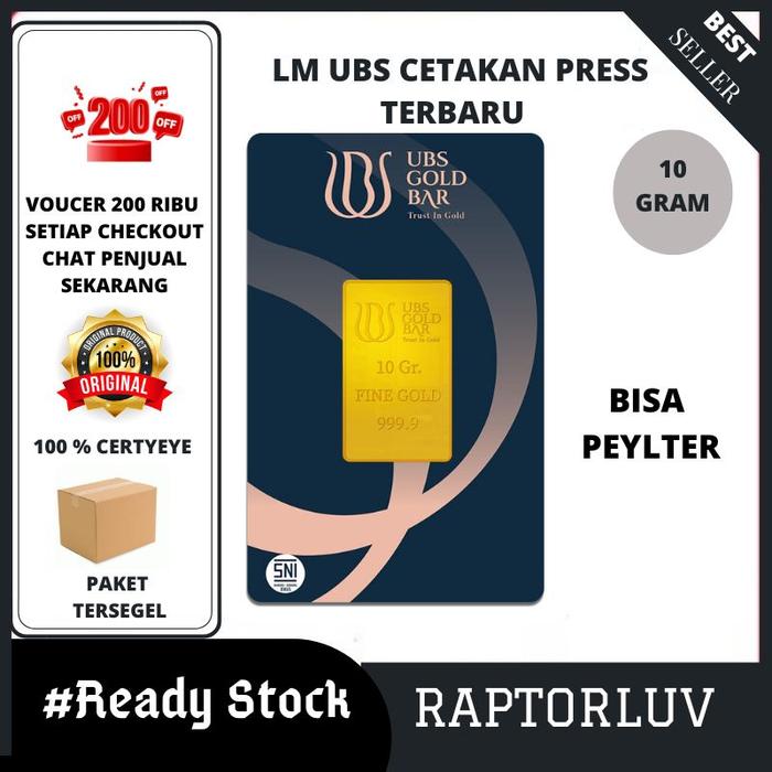 LM UBS 10 gram CLASIC terbaru bisa peylter