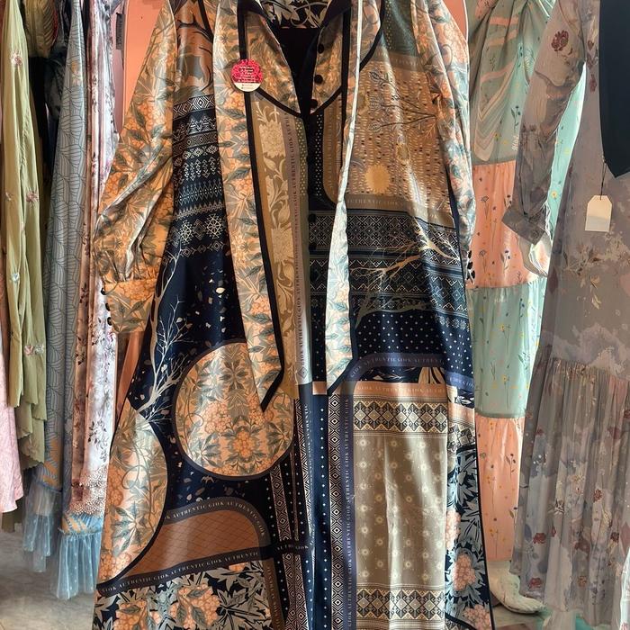 Dress Wanita Biru Giok Misty untuk Acara santai pesta bisa couple satu set