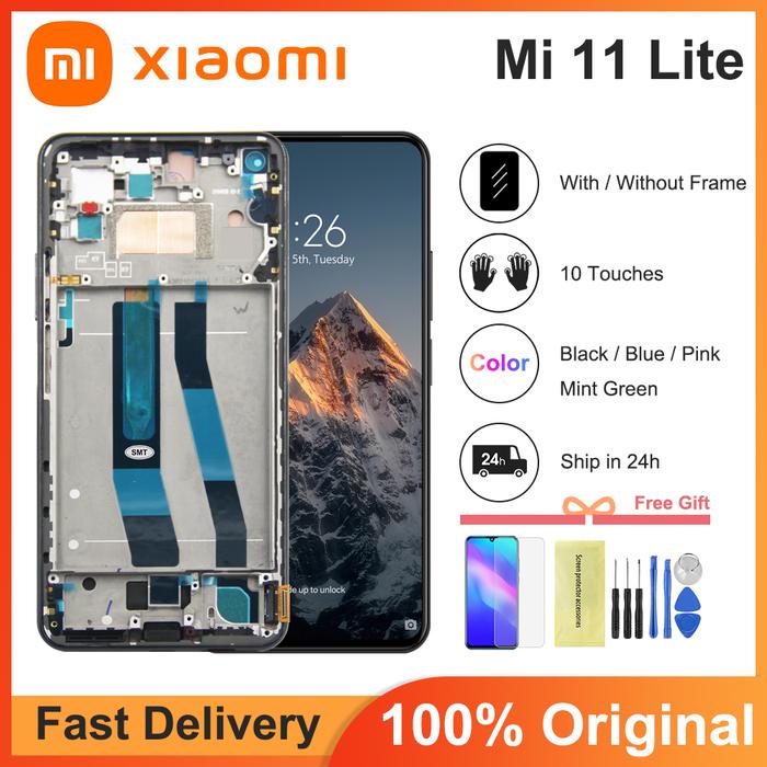 6.55''Original LCD for Xiaomi mi 11 Lite 5G Display Touch Screen