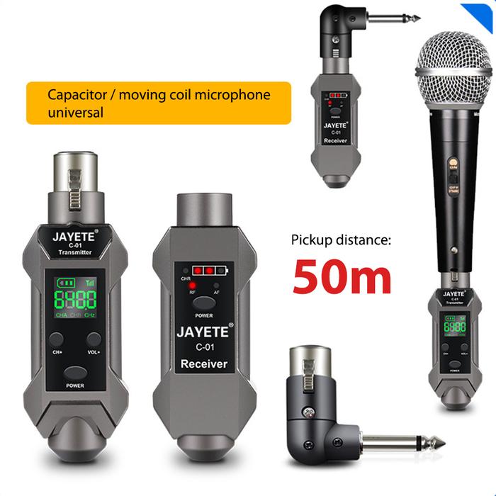 Wireless Handheld Dynamic Microphone Kit Wireless XLR Transmitter And