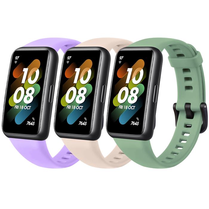 Soft Silicone Band For Huawei Band 7 Strap Sport Watchband Wristband Replacement For Huawei Band 7 B