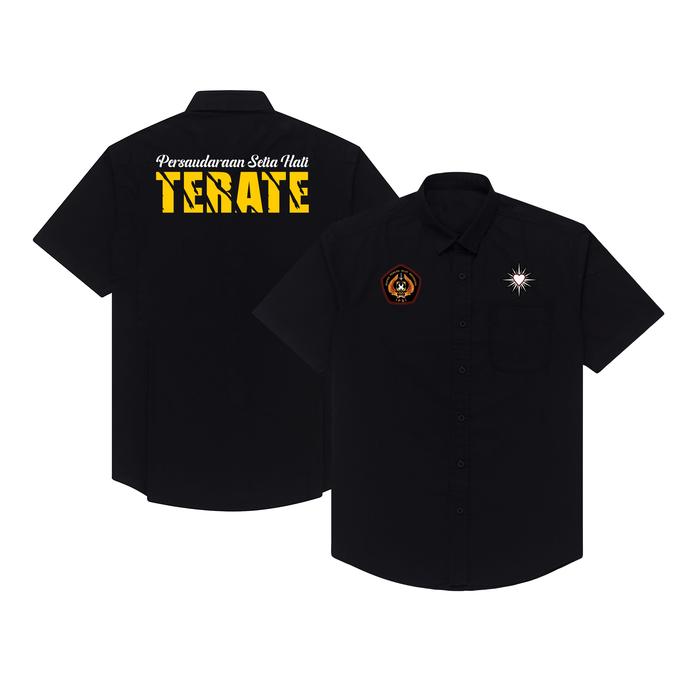 KEMEJA HEM PSHT TERATE IPSI LOGO HATI BERSINAR ACARA RESMI CASUAL SABLON