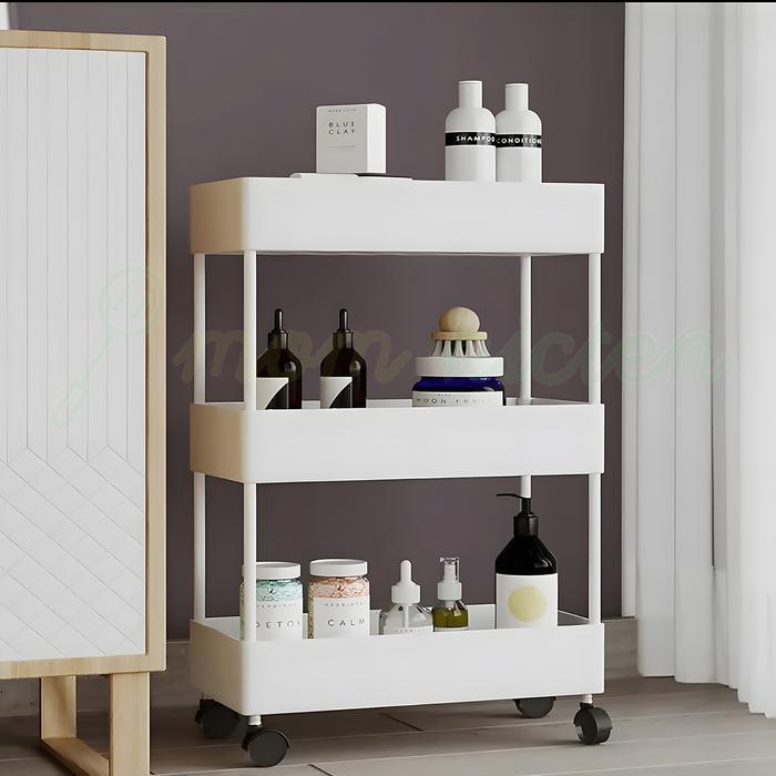 RAK TROLI 3 SUSUN RAK DAPUR RAK SERBAGUNA RAK SUSUN RAK KOSMETIK RAK DORONG rak susun tempat bawang