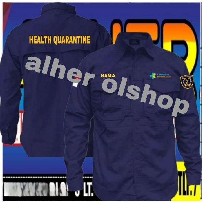 ~Harga Special~ kemeja tactical karantina kesehatan kemeja karantina kesehatan baju karantina keseha