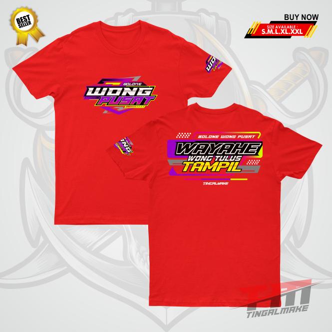 DTF | Kaos Wayahe Wong Tulus Tampil Wong Pusat Unisex | Kaos Distro Wong Pusat | Kaos Gus Iqdam - Ti