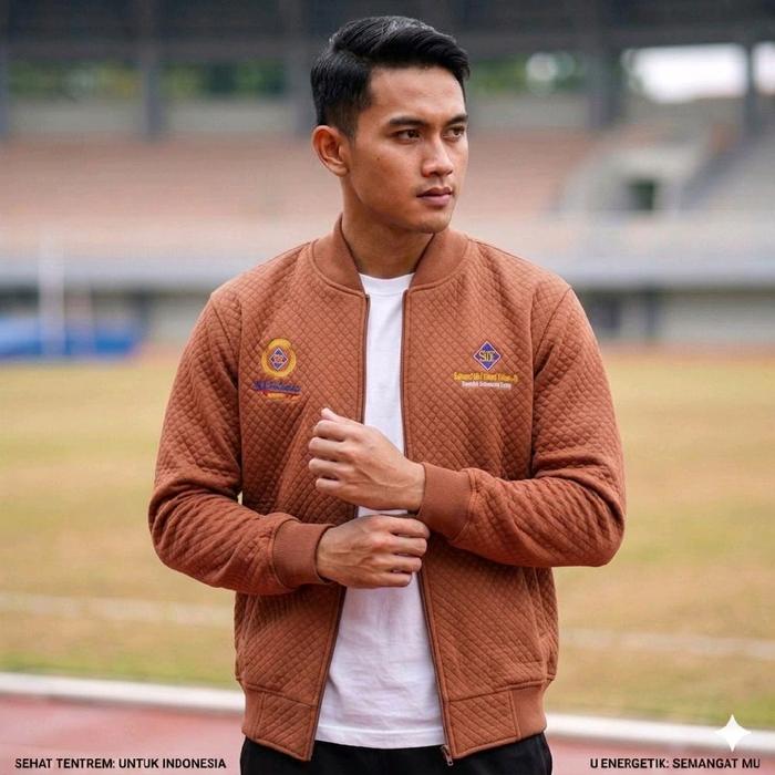 Jaket Diamond Bomber ala ST Sehat Tentrem Pria  Wanita Katun Distro Tebal Cowok Casual Keren Kaos Cu