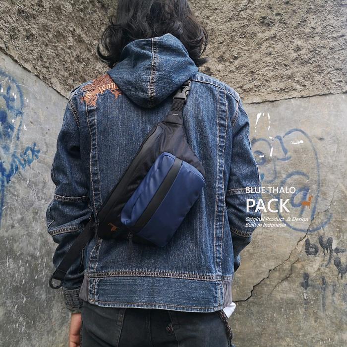 Tas waterproof Original Blue Thalo Tas waitsbag Tas Selempang Tas Culture basic