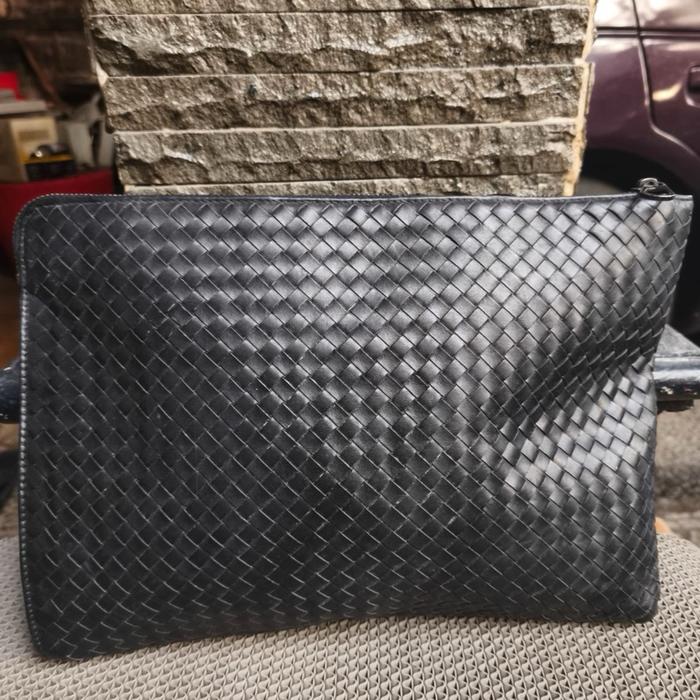 Clutch Bottega Veneta L 35cm P 25cm Second Like New Original